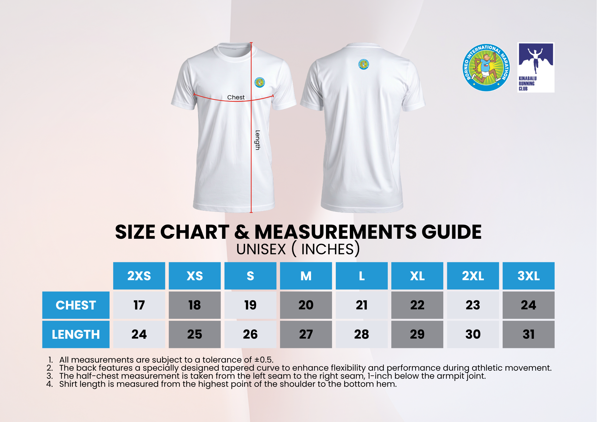 Size Chart & Measurements Guide