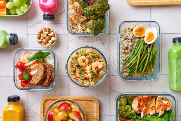 A balanced meal to help with post-marathon recovery
