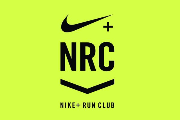 A runner using Nike Run Club's audio-guided run during training.